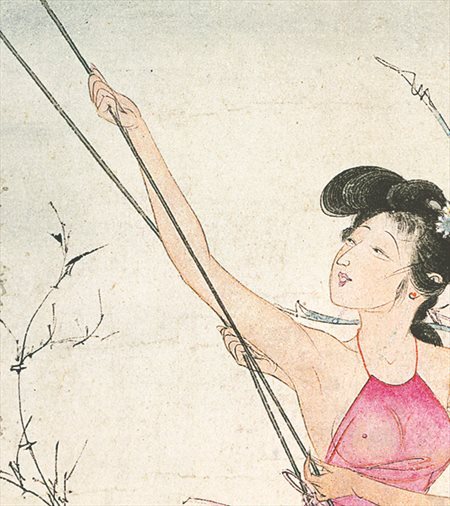 元坝-胡也佛的仕女画和最知名的金瓶梅秘戏图